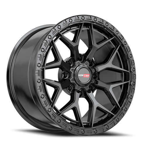 DOORBUSTER PRICING! - Vortek Vrt-603 Wheel 20x9.5 8x165.1 Satin Black -18mm | 603209558-18SB