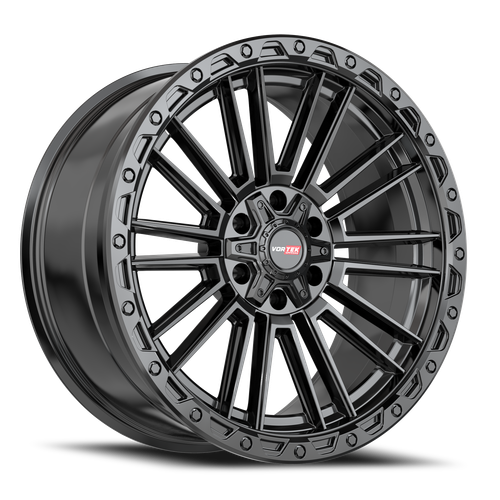 DOORBUSTER PRICING! - Vortek Vrt-604 Wheel 20x9.5 6x135 & 6x139.7 Satin Black 12mm | 60420955712SB