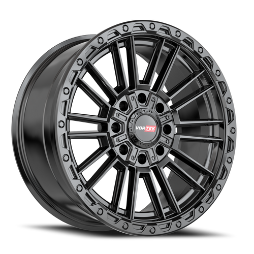DOORBUSTER PRICING! - Vortek Vrt-604 Wheel 20x9.5 8x165.1 & 8x170 Satin Black 18mm | 60420956318SB