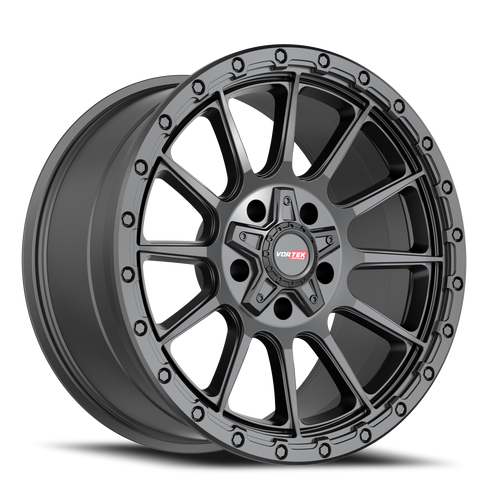 DOORBUSTER PRICING! - Vortek Vrt-606 Wheel 18x9 5x127 & 5x139.7 Matte Black 0mm | 606189430MB