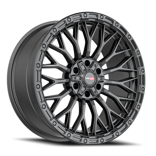 DOORBUSTER PRICING! - Vortek Vrt-607 Wheel 20x10 6x135 & 6x139.7 Matte Black -18mm | 607201057-18MB