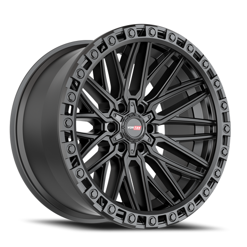 DOORBUSTER PRICING! - Vortek Vrt-608 Wheel 20x10 6x135 & 6x139.7 Matte Black -12mm | 608201057-12MB