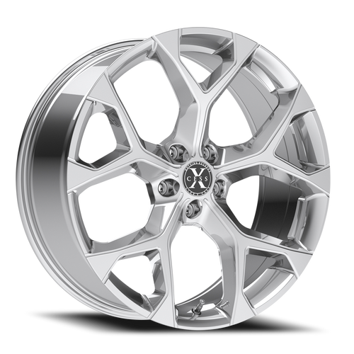 DOORBUSTER PRICING! - Xcess X05 5 Flake Wheel 24x9 5x120 Chrome 35mm - FREE T-SHIRT INCLUDED! | X0549052035C