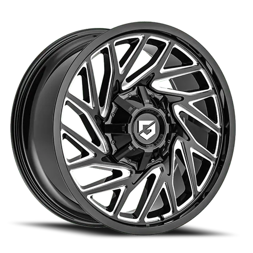 Gear Off Road 769Bm Wheel 17x9 5x114.3 & 5x127 Gloss Black Milled 0mm | 769BM-7900500