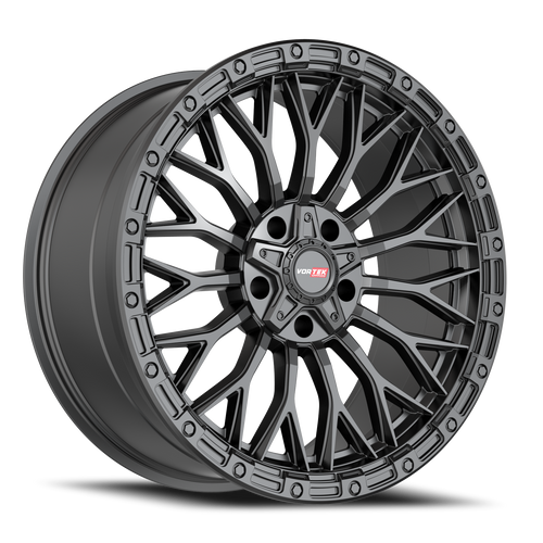 DOORBUSTER PRICING! - Vortek Vrt-607 Wheel 17x9 5x127 & 5x139.7 Matte Black 0mm | 607179430MB