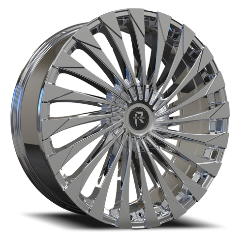 Revenge Rl106 Wheel 26x10 5x127 & 5x139.7 Chrome 15mm - MINIMUM PURCHASE OF 4 WHEELS - FREE T-SHIRT INCLUDED! | RL106-261051271397+15C