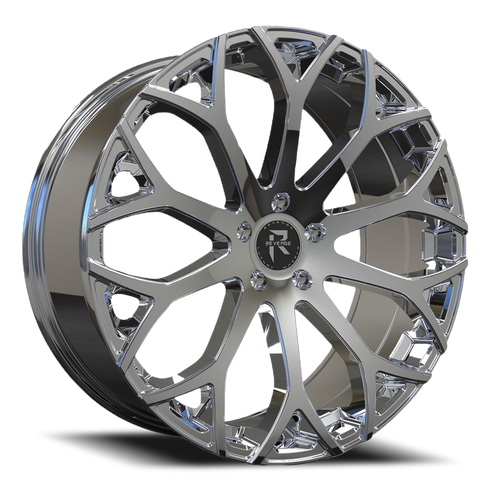 Revenge Rl105 Wheel 22x9 5x114.3 Chrome 35mm - FREE T-SHIRT INCLUDED! | RL105-229051143+35C