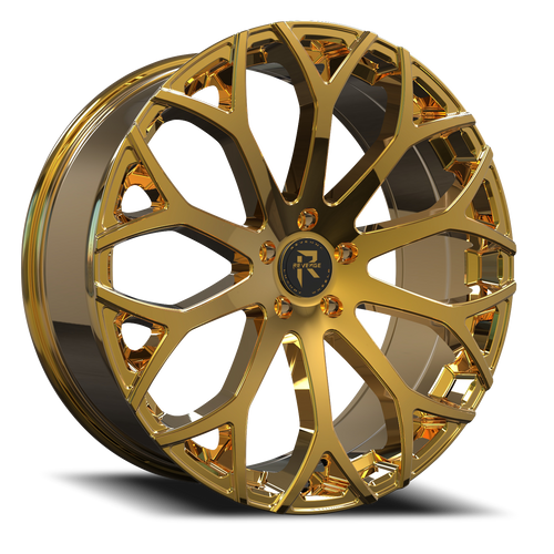 Revenge Rl105 Wheel 20x9 5x112 Gold 35mm - FREE T-SHIRT INCLUDED! | RL105-20905112+35GD