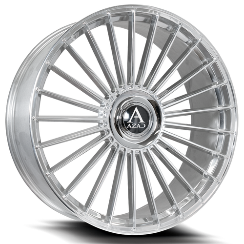 Azad Az25 Custom Drilled Wheel Blanks Rims 26x10 Chrome 10mm | AZ252610BLANK+10CHROME