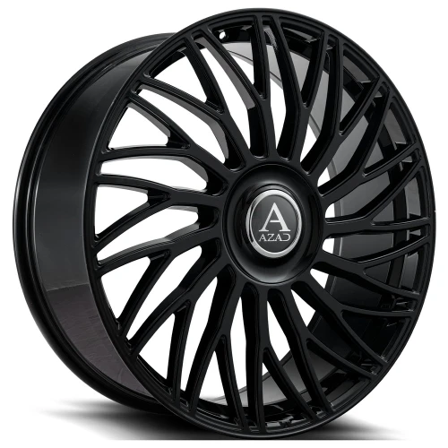 Azad Az717 Custom Drilled Wheel Blanks Rims 24x9 Black 30mm | AZ717249BLANK+30BLACK