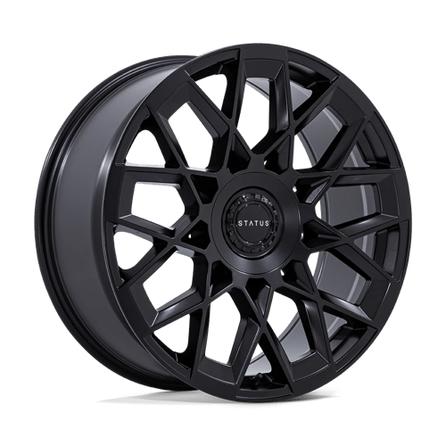 24x10 Status Matrix ST005 Black Custom Drilled Wheel Blanks Rims 20mm | ST005MX24100020