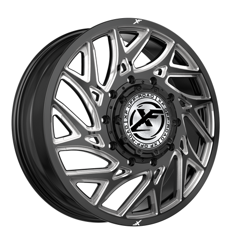 Xf Off-Road Dually Xf-229 Wheels Rims 24x8.25 10x225 Gloss Black ...