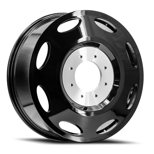 DOORBUSTER PRICING! - Xf Off-Road Inner Dually Wheel 22x8.25 8x200 Gloss Black 115mm | DI228261115GB
