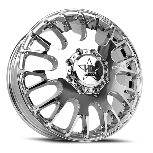 Luxxx Hd Lhd34 Dually Wheel 20x8.25 8x200 Chrome 115mm | DUALLYHD34-208258200-115X-C-F