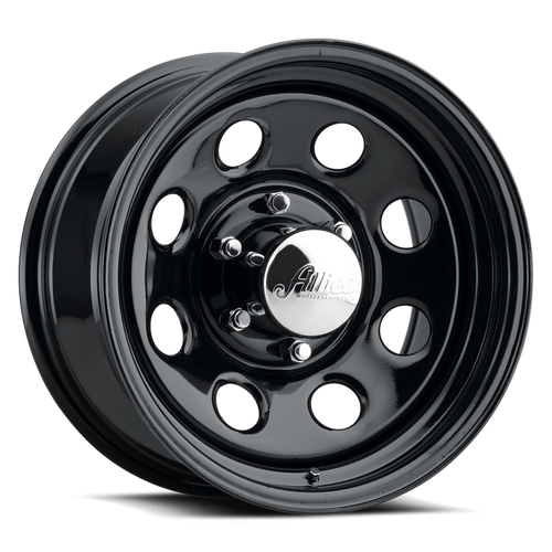 Allied Soft 8 Wheels Rims 17x9 5x127 (5x5) Black -12mm | 8279050