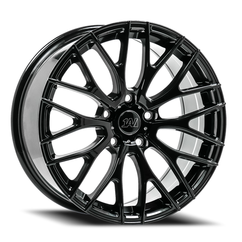 DOORBUSTER PRICING! - Axe Zx2 Wheel 18x8 5x115 Gloss Black 40mm - FREE T-SHIRT INCLUDED! | 818BLNK40ZX2BLK-5x115