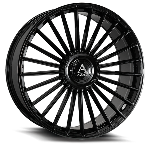 Azad Az25 Wheels Rims 24x10 5x115 5x120 Black 20mm | AZ2524105115/120+20GLOSSBLACK