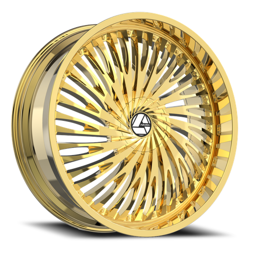 DOORBUSTER PRICING! - Azara Aza-526 Wheel 20x8.5 5x114.3 & 5x120 Nano Gold 35mm | AZA-52620853835NG