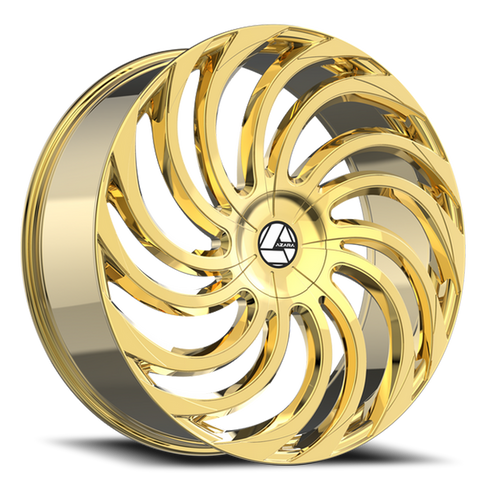DOORBUSTER PRICING! - Azara Aza-534 Wheel 22x8.5 5x112 & 5x114.3 Nano Gold 38mm | AZA-53422853638NG