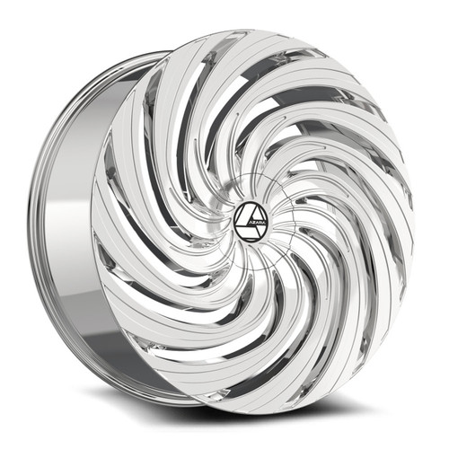 Azara Aza-535 Wheels Rims 20x8.5 5x108 5x4.5 (5x114.3) Nano Chrome 35mm | AZA-53520853235NCR
