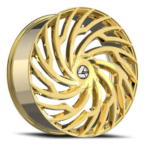 DOORBUSTER PRICING! - Azara Aza-536 Wheel 22x8.5 5x114.3 & 5x120 Nano Gold 38mm | AZA-53622853838NG