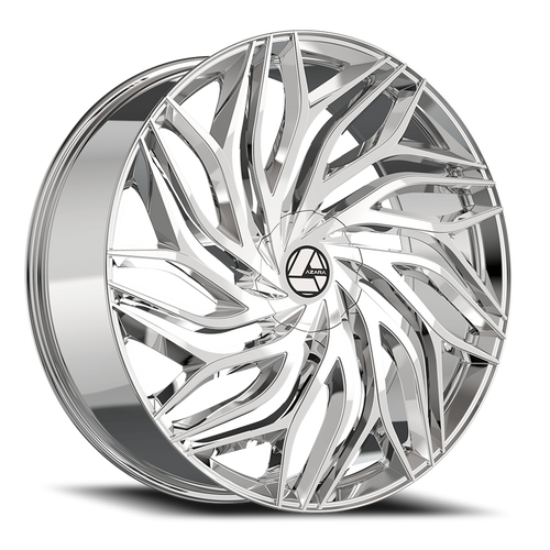 DOORBUSTER PRICING! - Azara Aza-537 Wheel 30x9.5 6x135 & 6x139.7 Chrome 22mm - MINIMUM PURCHASE OF 4 WHEELS | AZA-53730955722C
