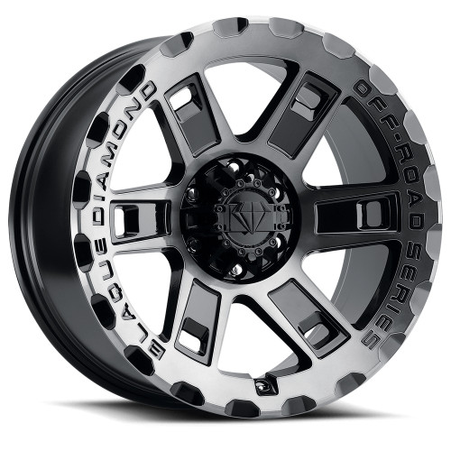 Blaque Diamond BD-O801 Wheels Rims 17x9 6x5.5 (6x139.7) 6x135 Black Machined 1mm | PR#251