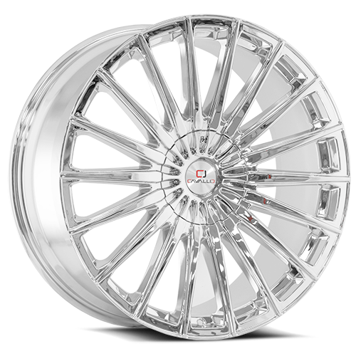 Cavallo Clv-34 Wheels Rims 20x8.5 5x110 5x4.5 (5x114.3) Nano Chrome 35mm | CLV-34208551101143+35NCR