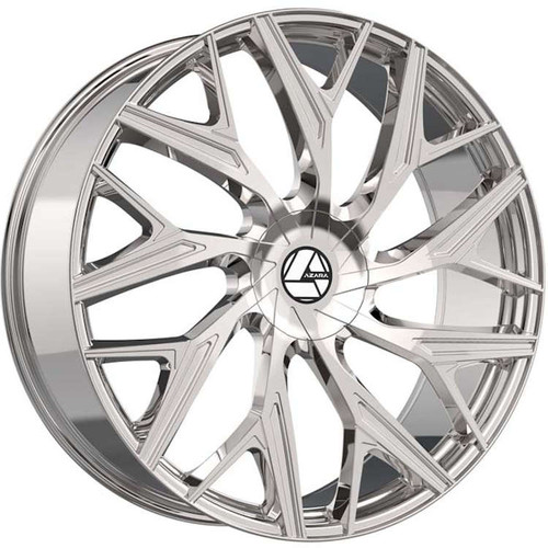 Azara Aza-527 Wheels Rims 18x8 5x4.5 (5x114.3) 5x120 Nano Chrome 35mm | AZA-5271883835NCR