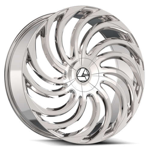 Azara Aza-534 Wheels Rims 20x8.5 5x112 5x4.5 (5x114.3) Nano Chrome 35mm | AZA-53420853635NCR