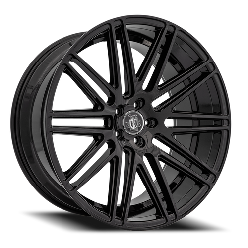 Curva C50 Wheel 22x10.5 5x112 Gloss Black 40mm | C50-221051124066BLK