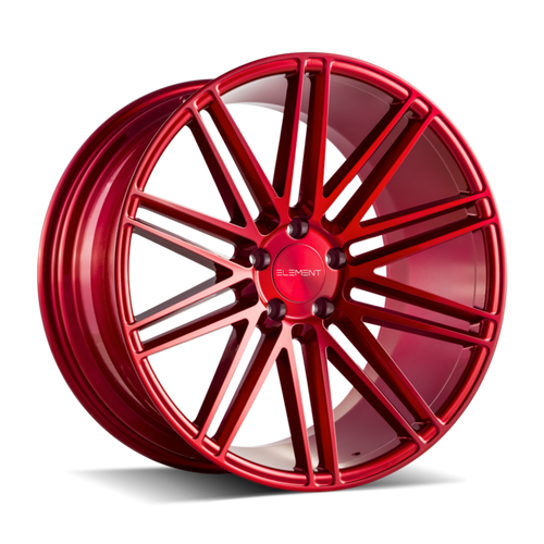 Element El010 Wheels Rims 20x9 5x115 Brushed Red 20mm | EL0102095115+20BRUSHEDRED