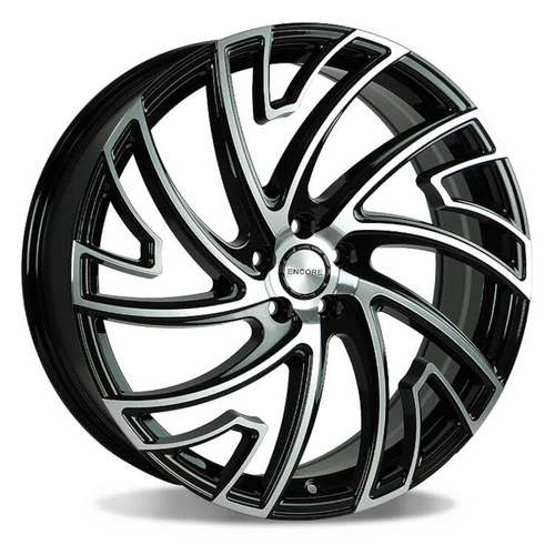Encore Alloys ENC103 Wheels Rims 20x7.5 5x4.5 (5x114.3) Machined Face Black 40mm | WENC103-3910