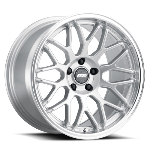 Esr Apx01 Wheels Rims 18x9.5 5x120.65 Hyper Silver W/ Machined Lip 35mm | 89551435 APX01HS-ML 5X120.6