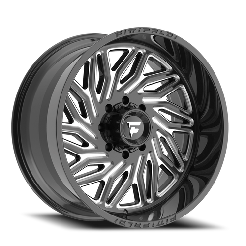 Fittipaldi Offroad Fa13Bm Wheel 24x12 8x180 Gloss Black Milled -44mm | FA13-24128180N44BM