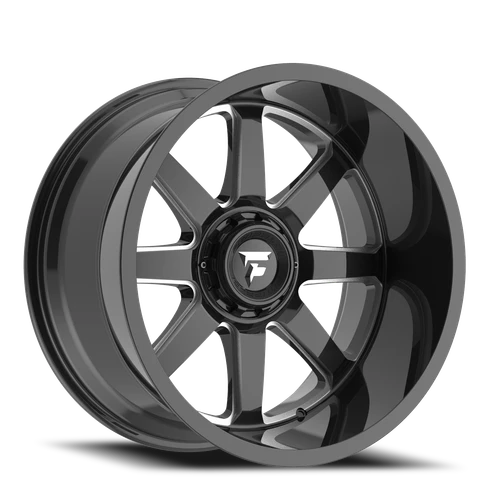 Fittipaldi Offroad Fa16Bm Wheel 20x10 5x139.7 & 5x150 Gloss Black Milled -25mm | FA16-201053950N25BM