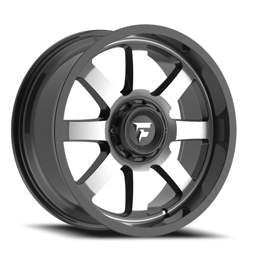 Fittipaldi Offroad Fa16Mb Wheel 20x9 5x139.7 & 5x150 Gloss Black Machined 12mm | FA16-209053950P12MB