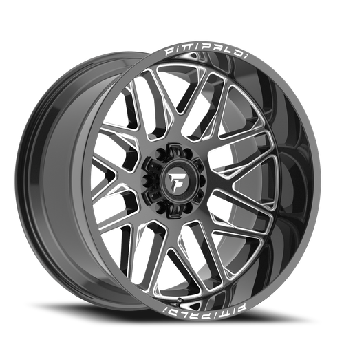 Fittipaldi Offroad Fa19Bm Wheel 20x10 8x180 Gloss Black Milled -19mm | FA19-20108180N19BM