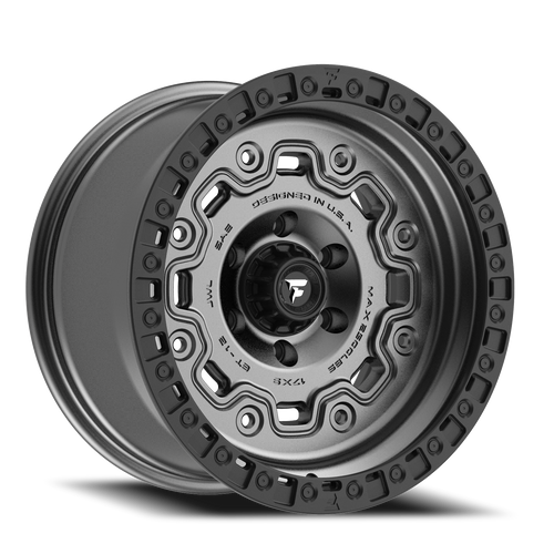 Fittipaldi Offroad Ft100Ab Wheel 20x9 8x170 Anthracite w/ Black Ring 18mm | FT100-20908170P18AB