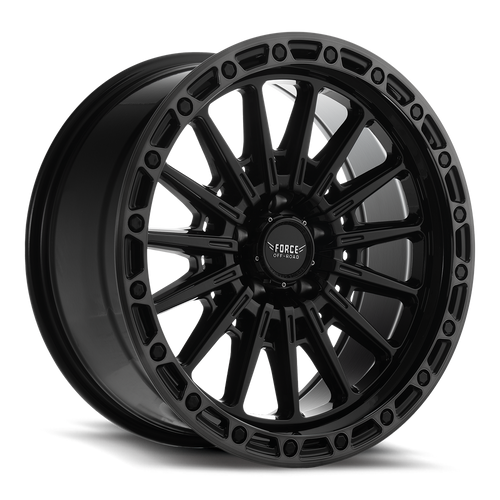 Force Off-Road F46 Wheels Rims 20x9 6x5.5 (6x139.7) Black Machined Dark Tint 0mm | F462096139.7ET0GB/DARKTINT