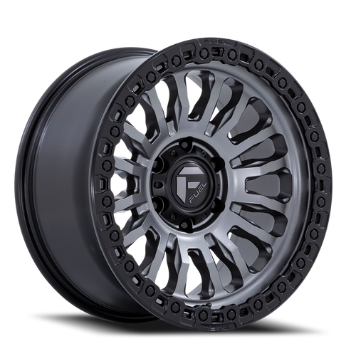 Fuel Fc857 Rincon Wheel 20x9 6x139.7 Matte Gunmetal With Black Lip 20mm - FREE T-SHIRT INCLUDED! | FC857AB20906820