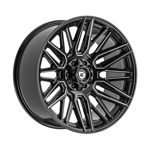 Gear Off Road 770Bm Wheels Rims 17x9 5x127 5x139.7 Gloss Black Milled 0mm | 770BM-7900900