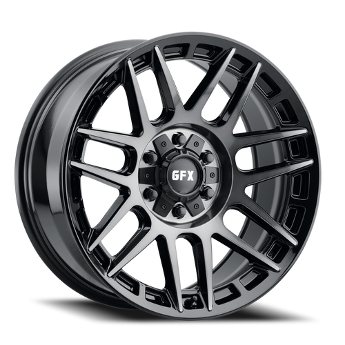 DOORBUSTER PRICING! - G-Fx Tm8 Wheel 17x8.5 6x139.7 Gloss Black w/ Dark Tint -6mm | TM8 785-6139-N6 GBT