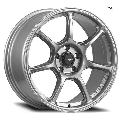 Konig 110Tm Ultragram Wheels Rims 18x9.5 5x114.3 Titanium Metallic 35mm | 110TM-UG9851435T