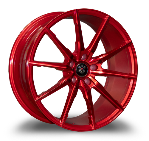 Marquee M1035 Wheels Rims 20x10.5 5x112 Candy Red 40mm | 103520105511240CR