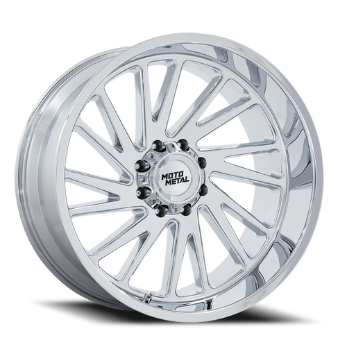 Moto Metal Mo811 Combat Wheel 24x12 6x139.7 Chrome -44mm - MINIMUM PURCHASE OF 4 WHEELS - FREE T-SHIRT INCLUDED! | MO811PX24126844N