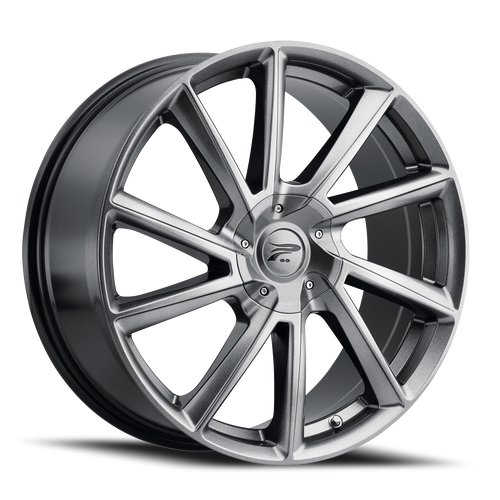 Platinum 466G Mystic Wheel 17x8 5x112 & 5x120 Bright Graphite 40mm | 466-7822G+40