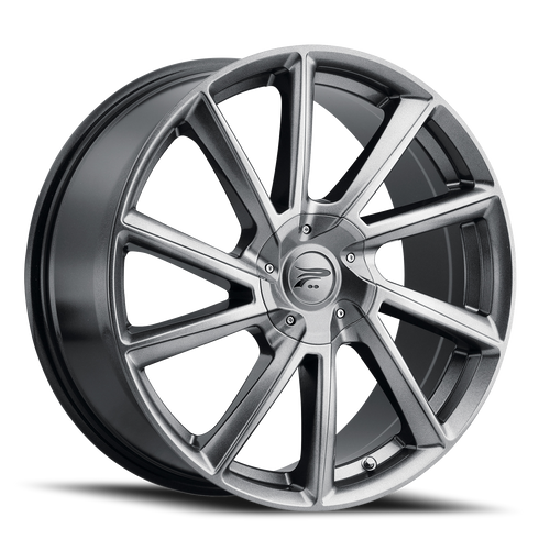 Platinum 466G Mystic Wheel 18x8 5x100 & 5x114.3 Bright Graphite 40mm | 466-8818G+40