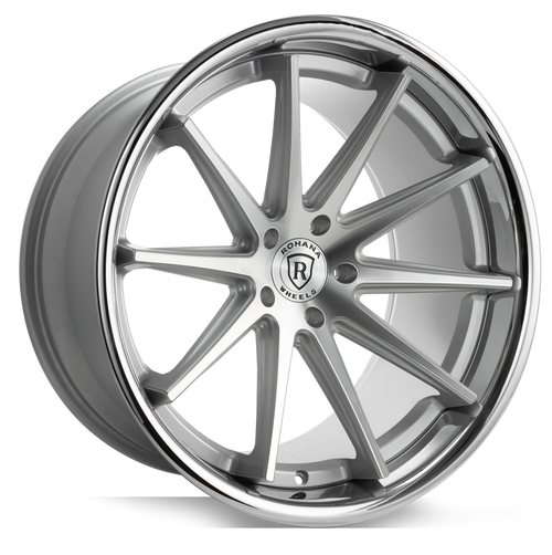 Rohana Rfc10 Wheels Rims 20x11 5x120 Machined Black Chrome Lip 35mm | RFC1020115120MA35