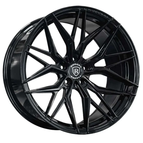 Rohana Rfx17 Wheels Rims 20x12 5x4.5 (5x114.3) Black 22mm | RFX1720125114GB22